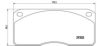 BREMBO P A6 011 Brake Pad Set, disc brake